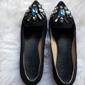 Tory Burch Jeweled Flats
